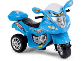 Classy Bike Style 6V 4.5 AH 15W Battery Powered Ride On with rechargeable batteries,Music&Light Bike Battery Operated Ride On  (Blue)